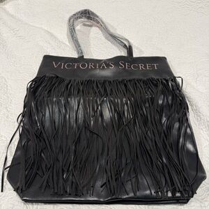 Victorias Secret Fringe Tote Bag